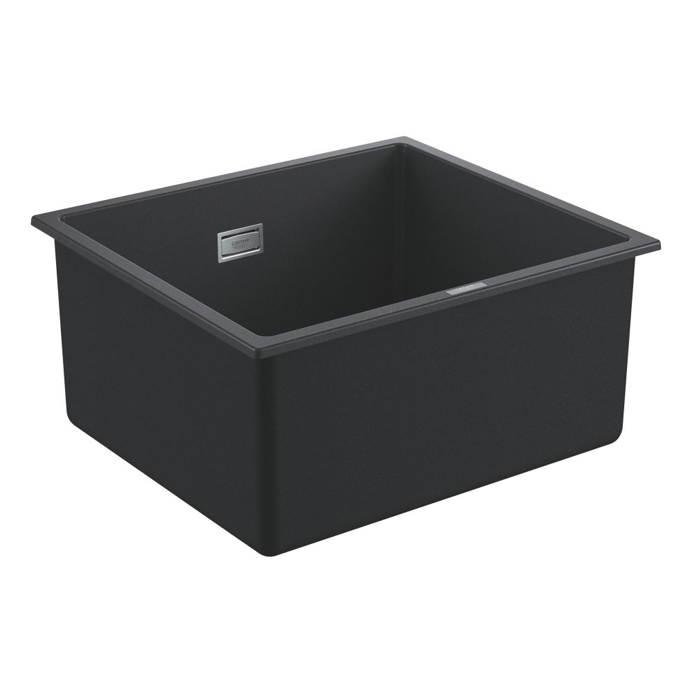 Мойка GROHE K700U с одной чашей, 457 x 406 мм, черный гранит (31653AP0)