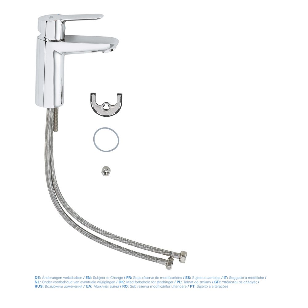Смеситель для раковины GROHE BauEdge, S-size, хром (23330000)
