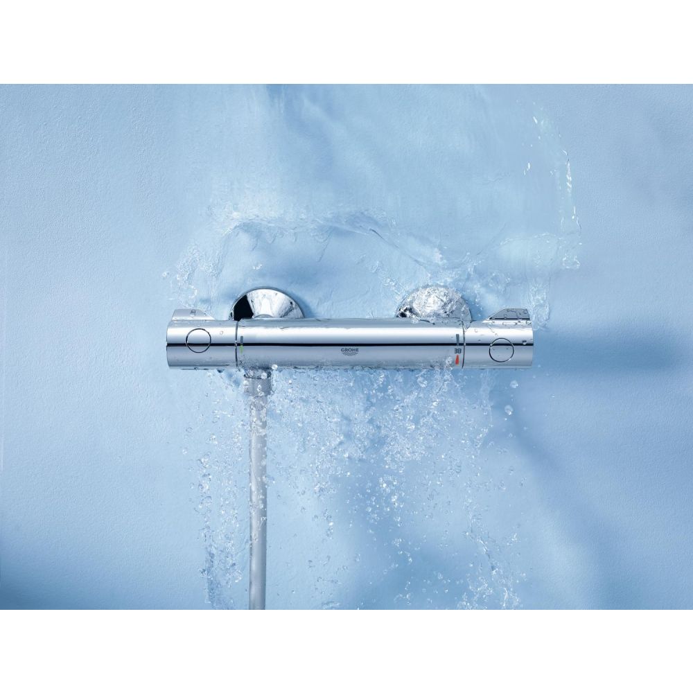 Термостат для душа GROHE Grohtherm 800 с душевым гарнитуром, хром (34566001)