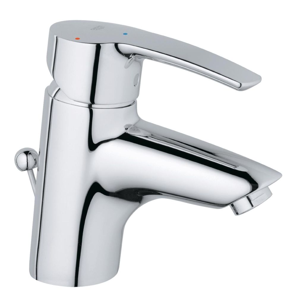 Смеситель для раковины GROHE Eurostyle с донным клапаном с энергосберегающим картриджем, хром (2337410E)
