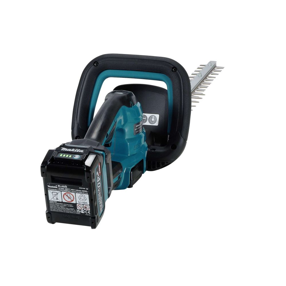 Аккумуляторный кусторез Makita UH021GD101, 40 В, 60 см, 4200 ход/мин, с АКБ 2.5 Ач и ЗУ