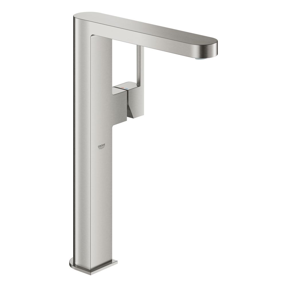 Смеситель для раковины GROHE Plus, XL-Size, гладкий корпус, суперсталь (32618DC3)