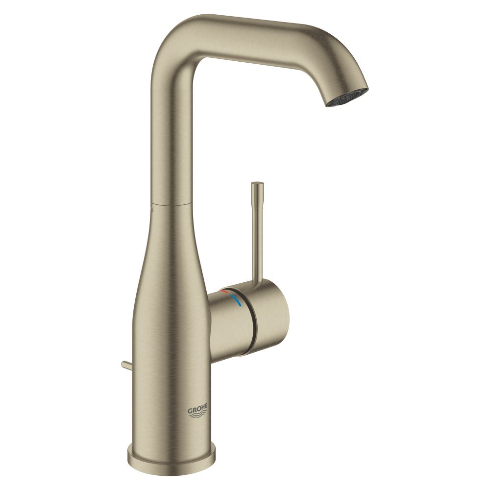 Смеситель для раковины GROHE Essence с донным клапаном, L-Size, никель матовый (32628EN1)