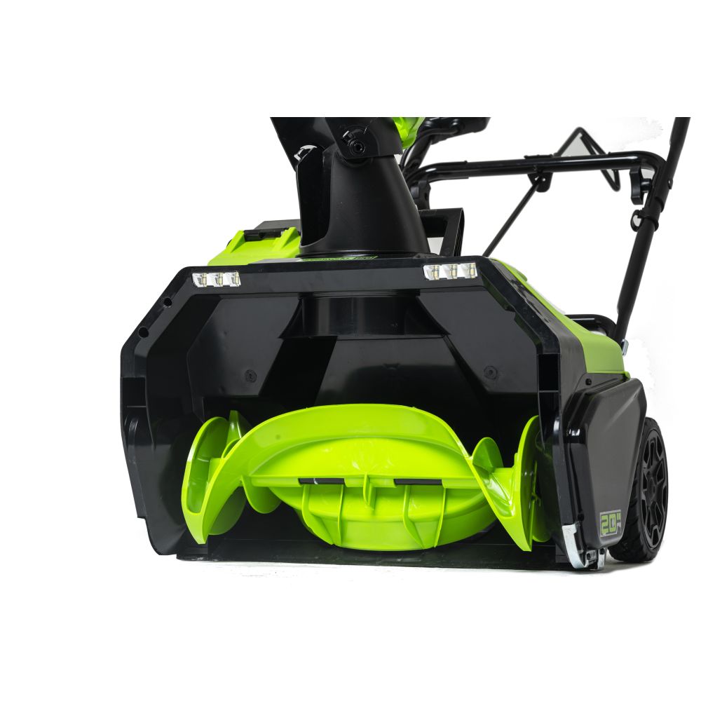 Снегоуборщик аккумуляторный Greenworks GD60PST, 60 В, 51 см (2602907)