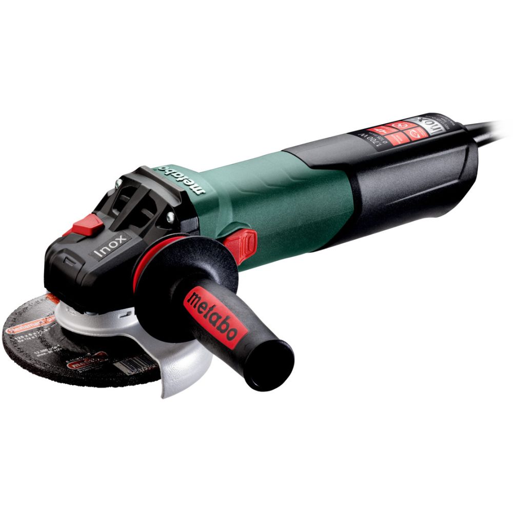 Угловая шлифмашина Metabo WEV 17-125 Quick Inox, 1700 Вт, 125 мм, 7600 об/мин (600517000)