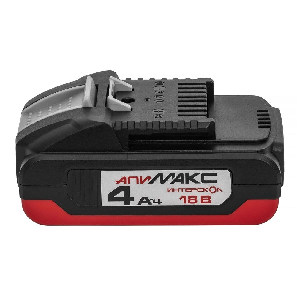 Аккумуляторный слайдерный блок ИНТЕРСКОЛ АПИМАКС-4,0/18И, Li-Ion, 18 В, 4 Ач, 1 шт. (2400.104)