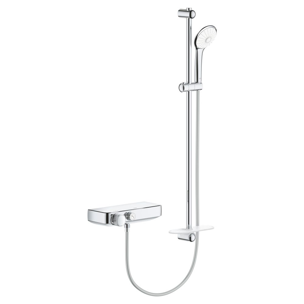 Термостат для душа GROHE Grohtherm SmartControl с душевым гарнитуром, хром (34721000)