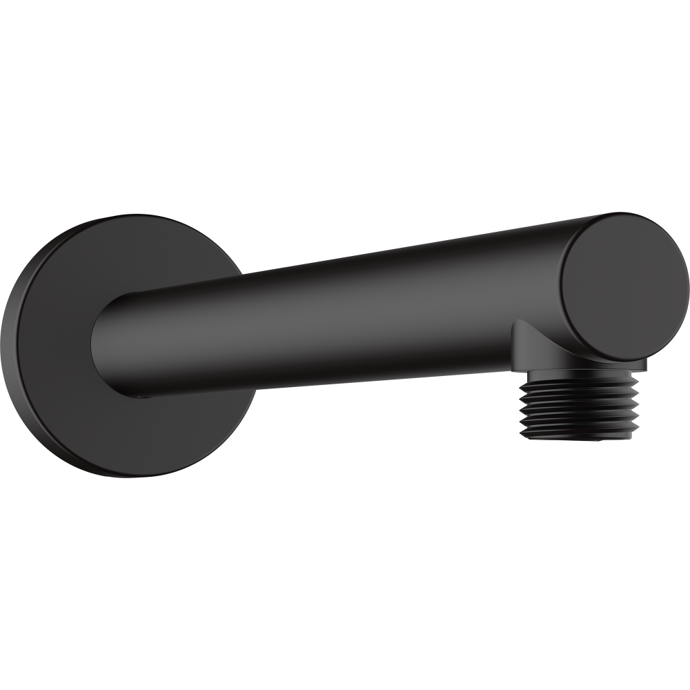 Душевой кронштейн hansgrohe Vernis Blend настенный 240 мм 27809670, матовый черный