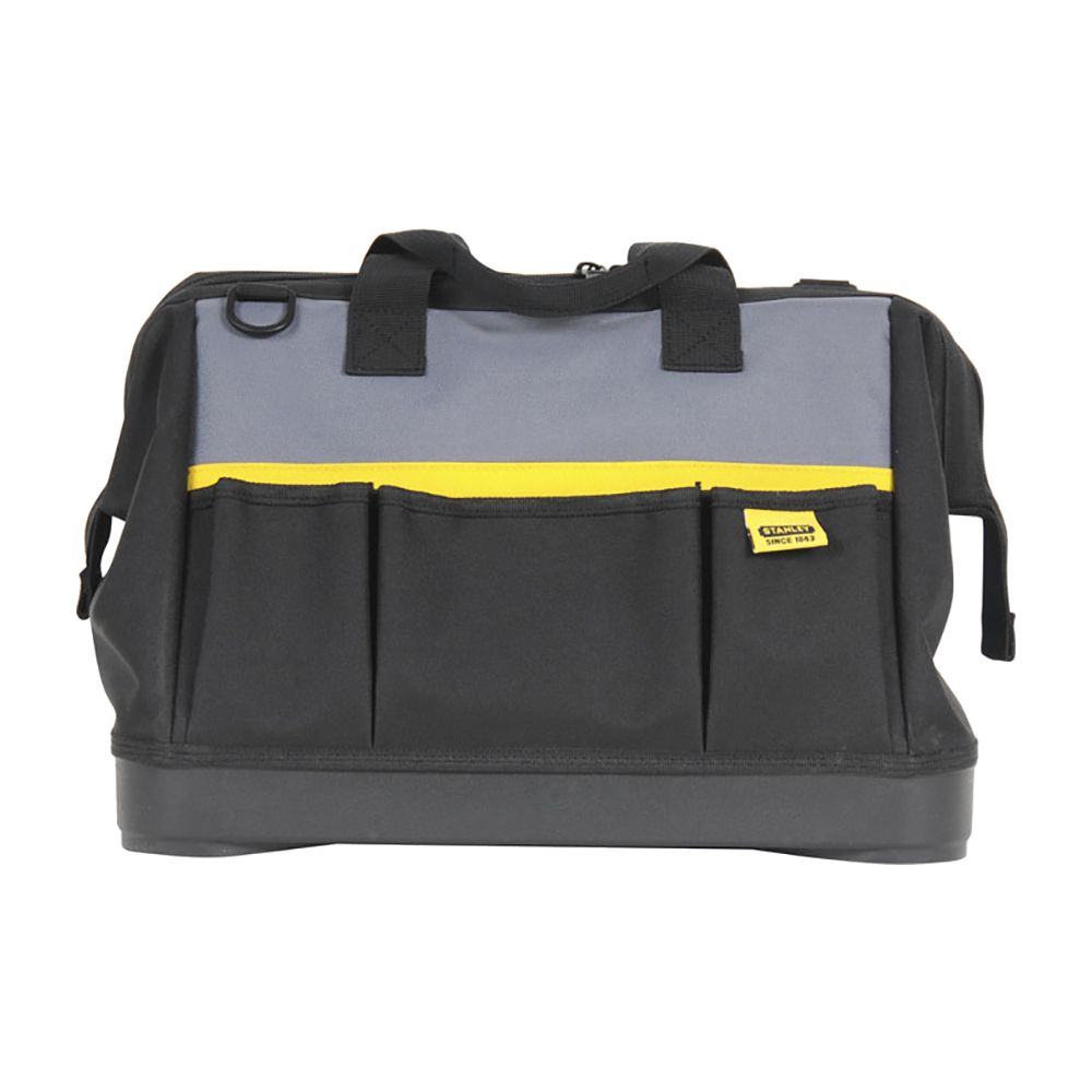 Сумка для инструмента Open Mouth с пластмассовым дном нейлоновая (516120) STANLEY 1-96-183, 16''