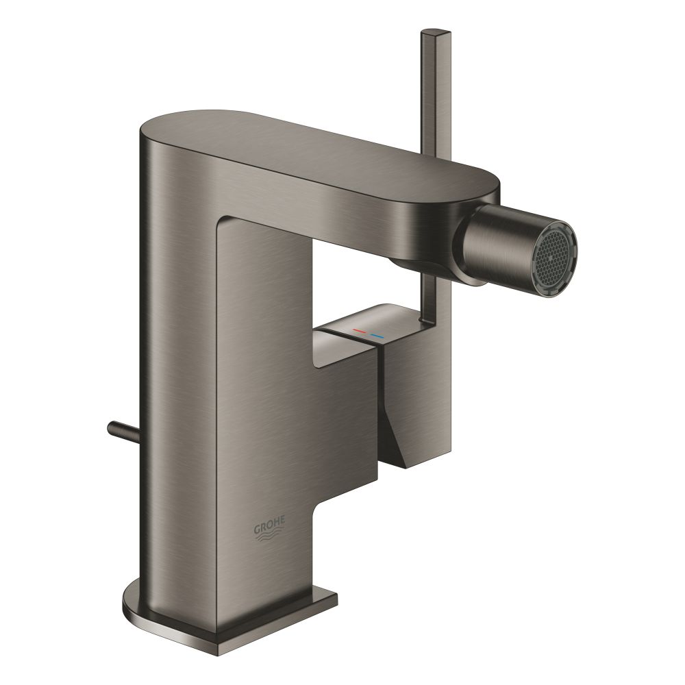 Смеситель для биде GROHE Plus с донным клапаном, темный графит матовый (33241AL3)