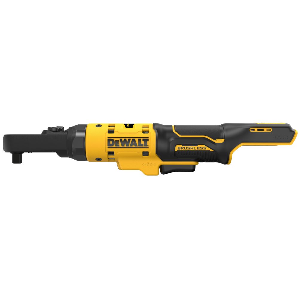 Аккумуляторный угловой гайковерт DEWALT DCF500L2G, с трещоткой, 12 В, 67 Нм, 450 об/мин, с 2 АКБ 3 Ач и ЗУ, в чехле (DCF500L2G-QW)