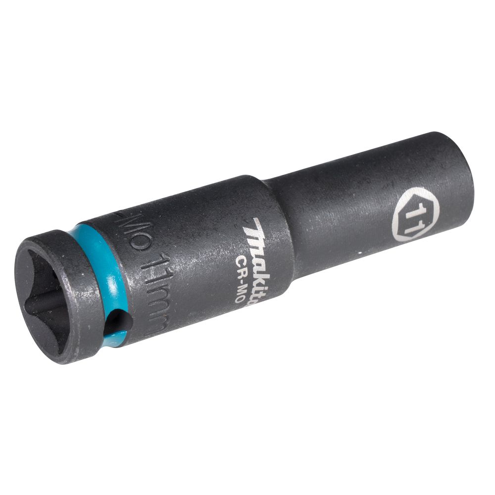 Ударная удлиненная торцовая головка Makita Impact Black 1/2" 11x81, 5 мм , E-16427