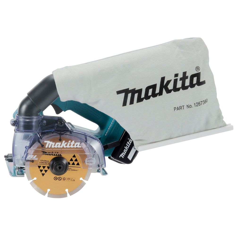 Аккумуляторная алмазная пила Makita DCC500Z, 18 В, 125 мм, 8800 об/мин, без АКБ и ЗУ