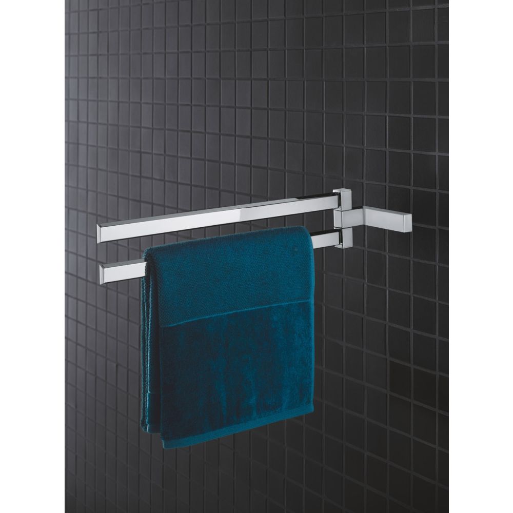Держатель для полотенца двойной GROHE Selection Cube, хром (40768000)