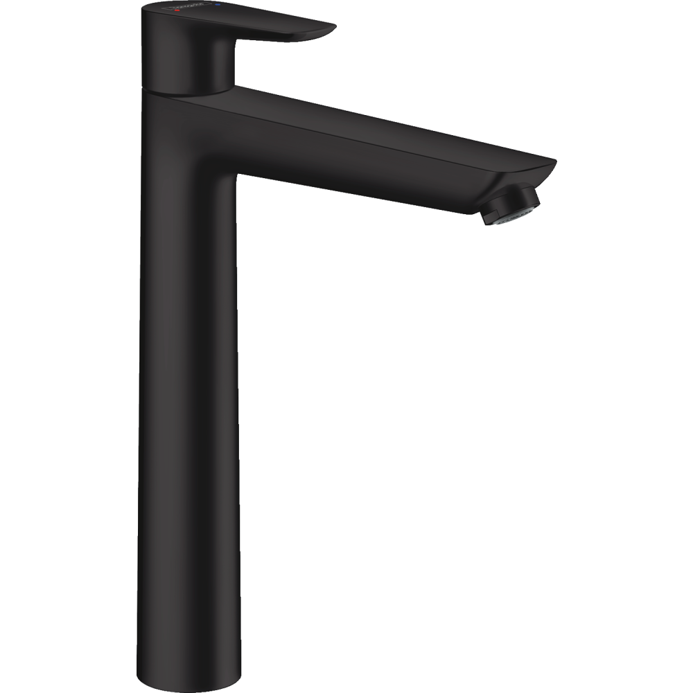 Смеситель для раковины hansgrohe Talis E 240, со сливным гарнитуром 71716670, матовый черный