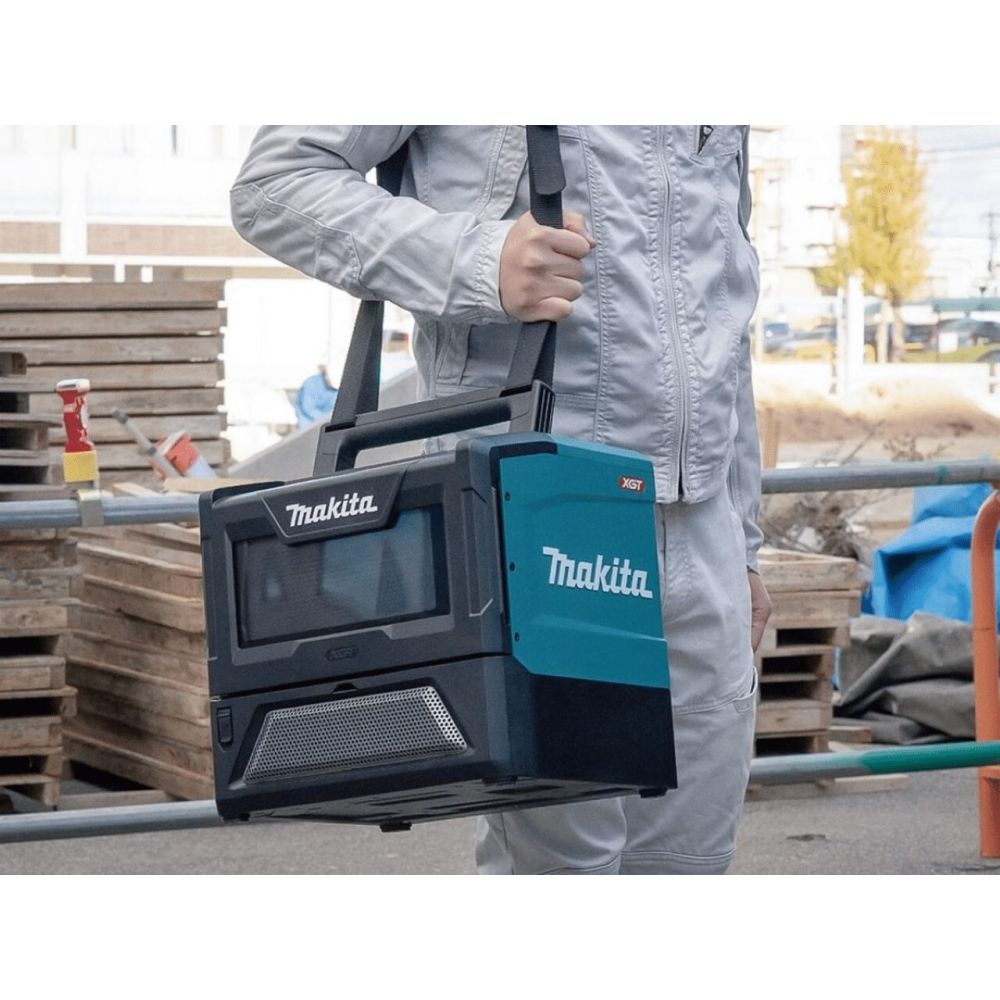 Аккумуляторная микроволновая печь Makita, 40 B, 500 Вт, 8 л, без АКБ и ЗУ, MW001GZ