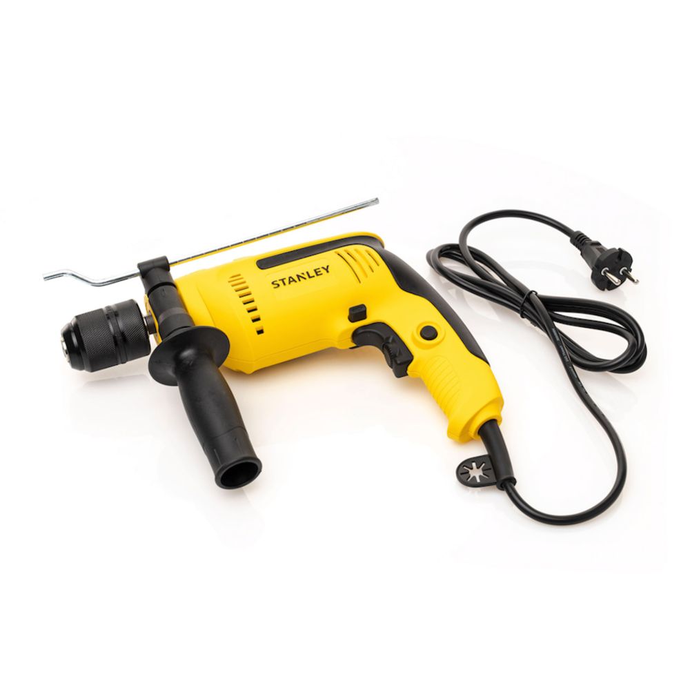 Ударная дрель STANLEY SDH700C, 700 Вт, 2900 об/мин, 49300 уд/мин, быстрозажимной патрон 13 мм
