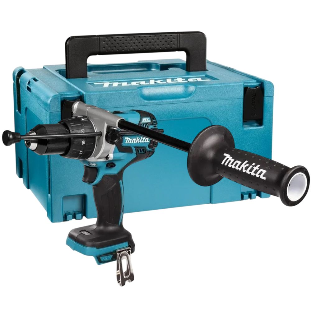 Аккумуляторная ударная дрель-шуруповерт Makita DHP481ZJ, 18 В, 2100 об/мин, 31500 об/мин, без АКБ и ЗУ, в кейсе