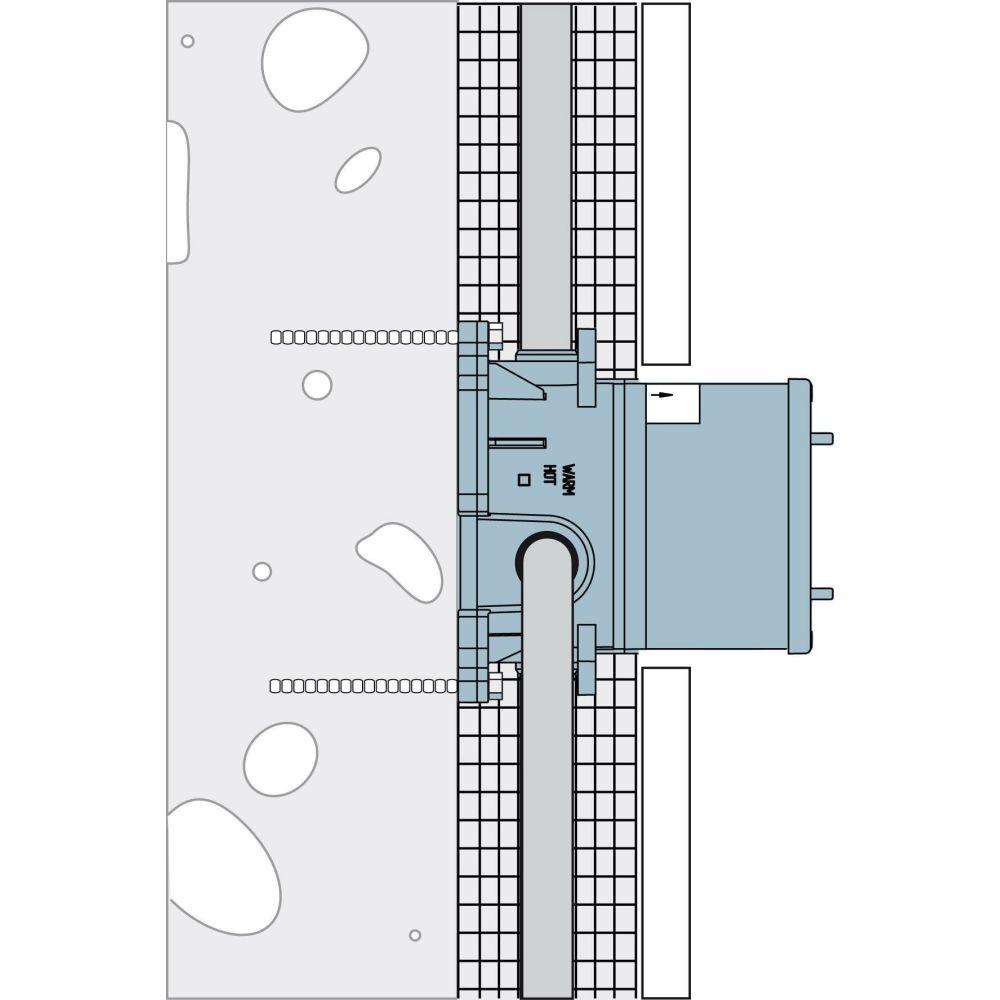 Встраиваемая часть однорычажного смесителя для ванны GROHE Rapido E (35501000)