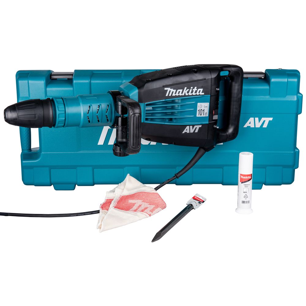 Отбойный молоток Makita HM1214C, 1510 Вт, 19.9 Дж, 1900 уд/мин, в кейсе