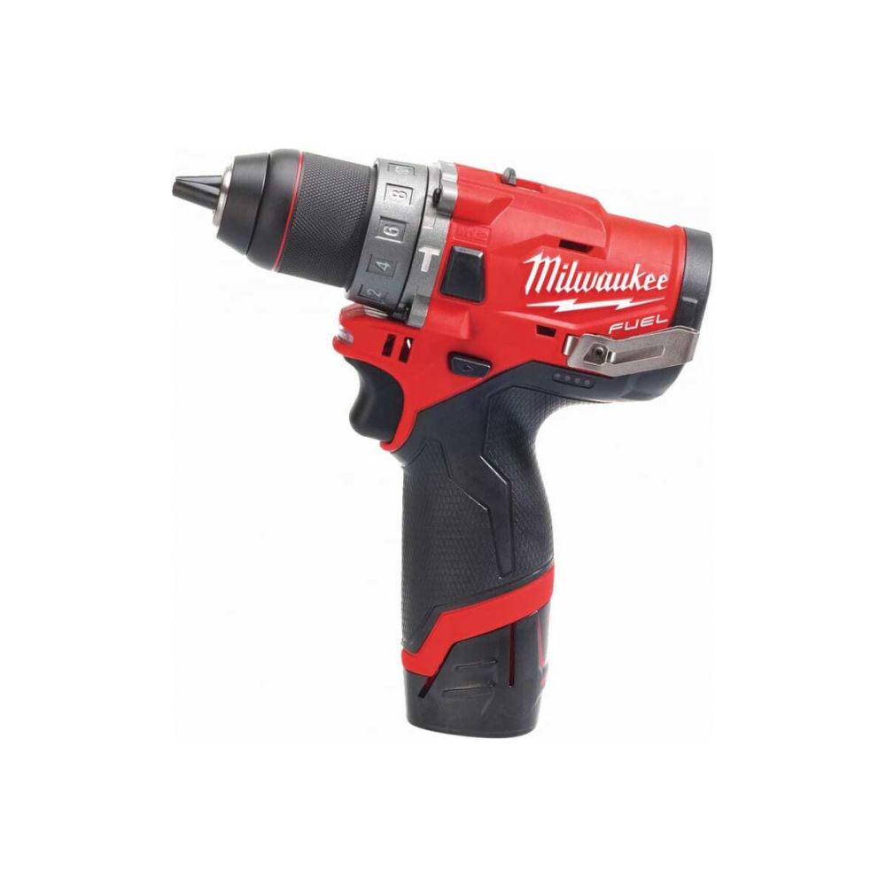 Аккумуляторная ударная дрель Milwaukee M12 FPD-202X 4933459802, 1700 об/мин, с 2 АКБ 2 Ач и ЗУ, в кейсе