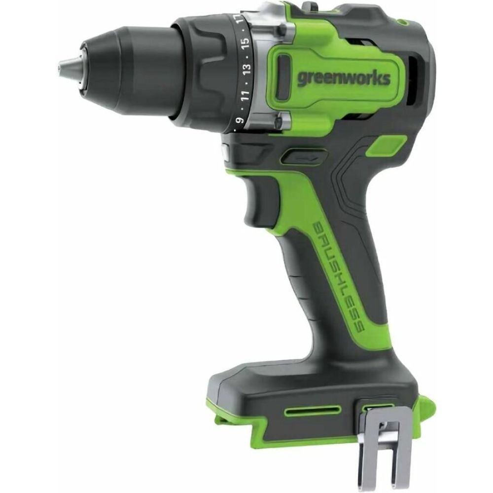 Дрель-шуруповерт ударная аккумуляторная Greenworks,  24V, 140 Нм, бесщеточная, без АКБ и ЗУ, 3707607