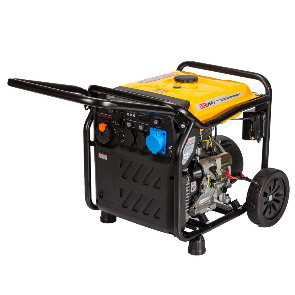 Генератор бензиновый REDVERG RD-IG8500HEA-O 13.5 л.с, 8.5 кВт