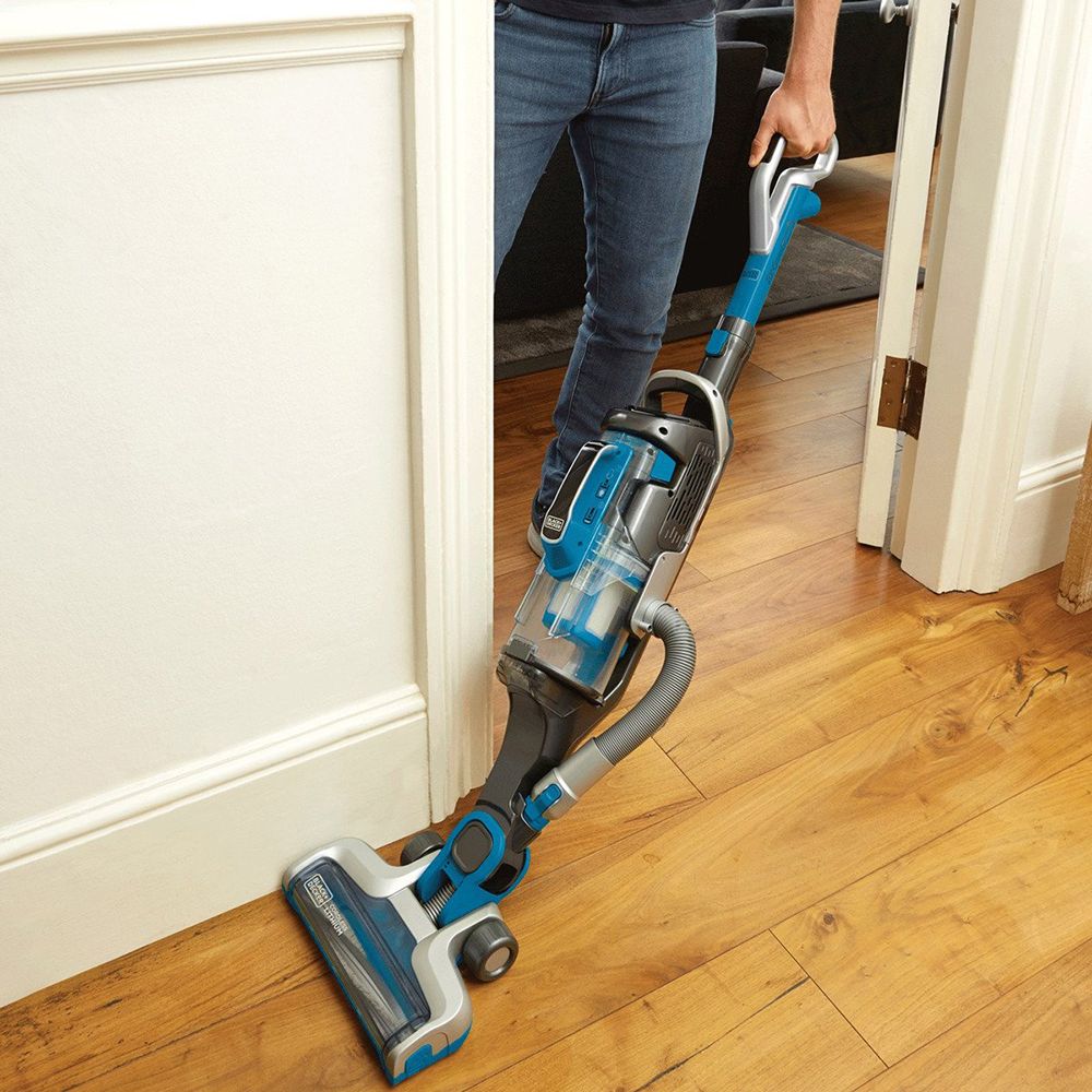 Вертикальный аккумуляторный пылесос BLACK+DECKER MULTIPOWER CUA625BH 2-В-1 с системой сенсорного управления