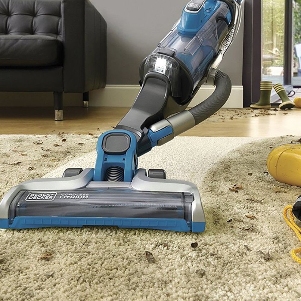 Вертикальный аккумуляторный пылесос BLACK+DECKER MULTIPOWER CUA625BH 2-В-1 с системой сенсорного управления