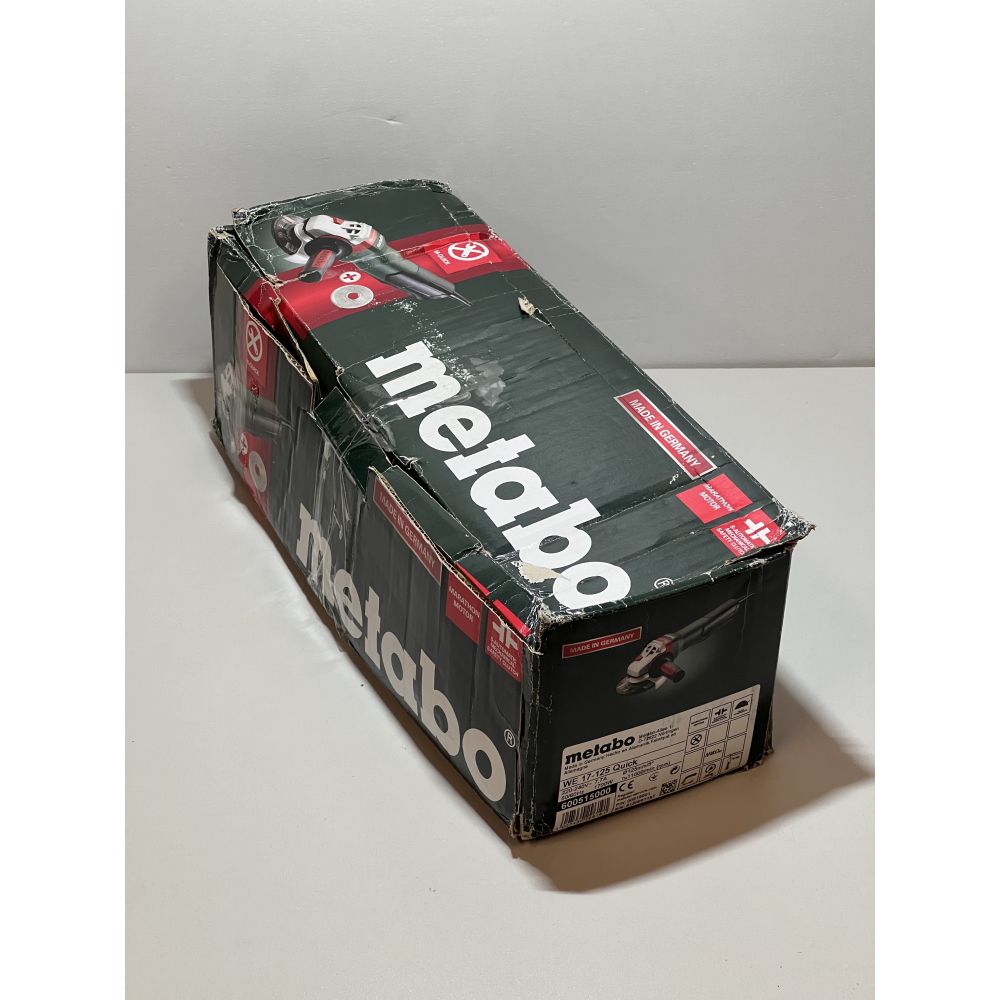 Угловая шлифмашина Metabo WE 17-125 Quick, 1700 Вт, 125 мм, 11000 об/мин, (УЦЕНЕННЫЙ ТОВАР) (600515000/U1A)