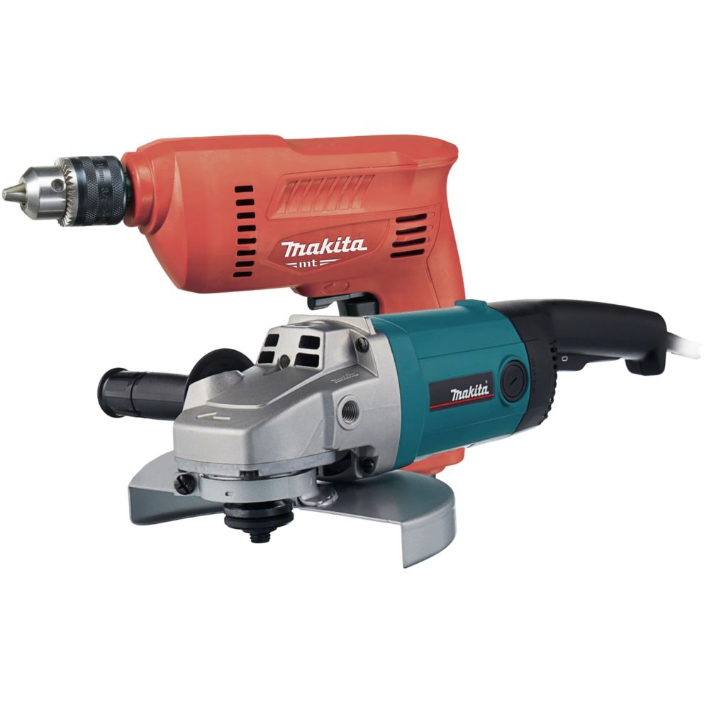 Набор электроинструмента Makita: дрель M0600 + угловая шлифмашина 9069 (ACSET-13)