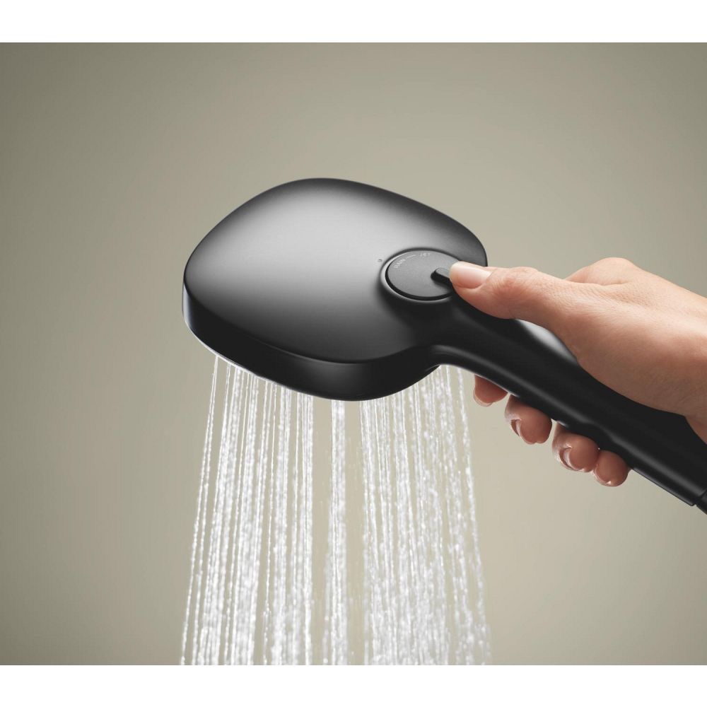 Ручной душ GROHE Tempesta Cube 110, 7,4 л/мин, 2 режима, матовый черный (267462433)