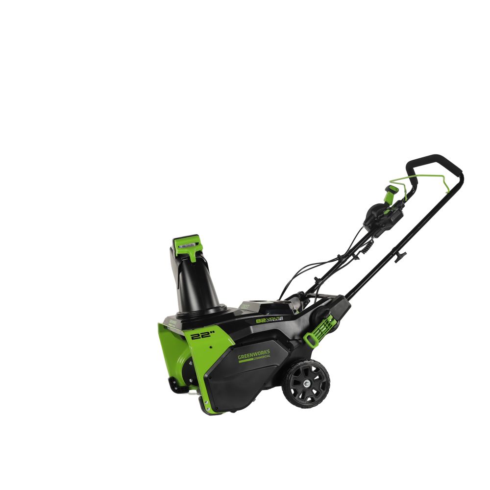 Снегоуборщик аккумуляторный Greenworks GD82ST, 82 В, 56 см (2602507UB)