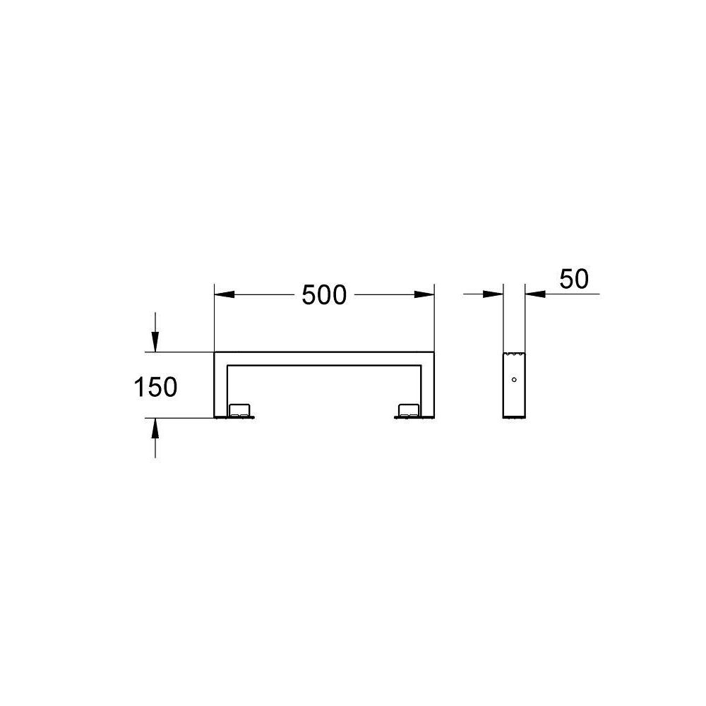 Комплект для увеличения высоты для инсталляций GROHE Rapid SL до 350 мм (38629000)