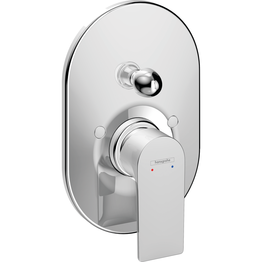 Внешняя часть смесителя для ванны hansgrohe Rebris E скрытого монтажа 72459000, хром