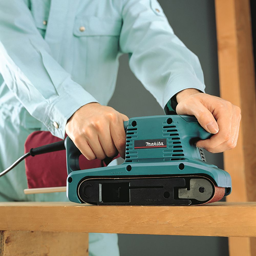 Ленточная шлифмашина Makita 9910, 650 Вт, 76х270 мм, 270 м/мин