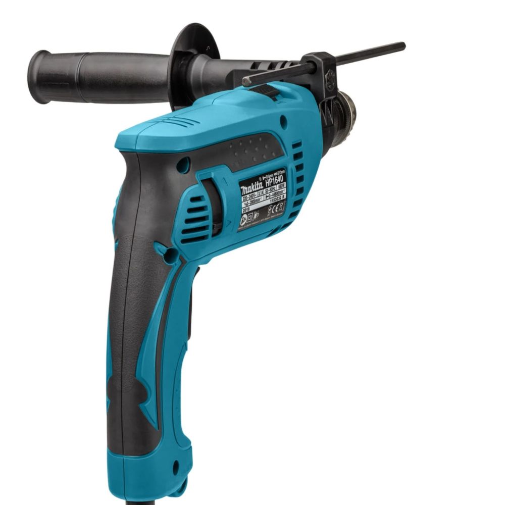 Дрель Makita HP1640K, 680 Вт, 2800 об/мин, 44800 уд/мин