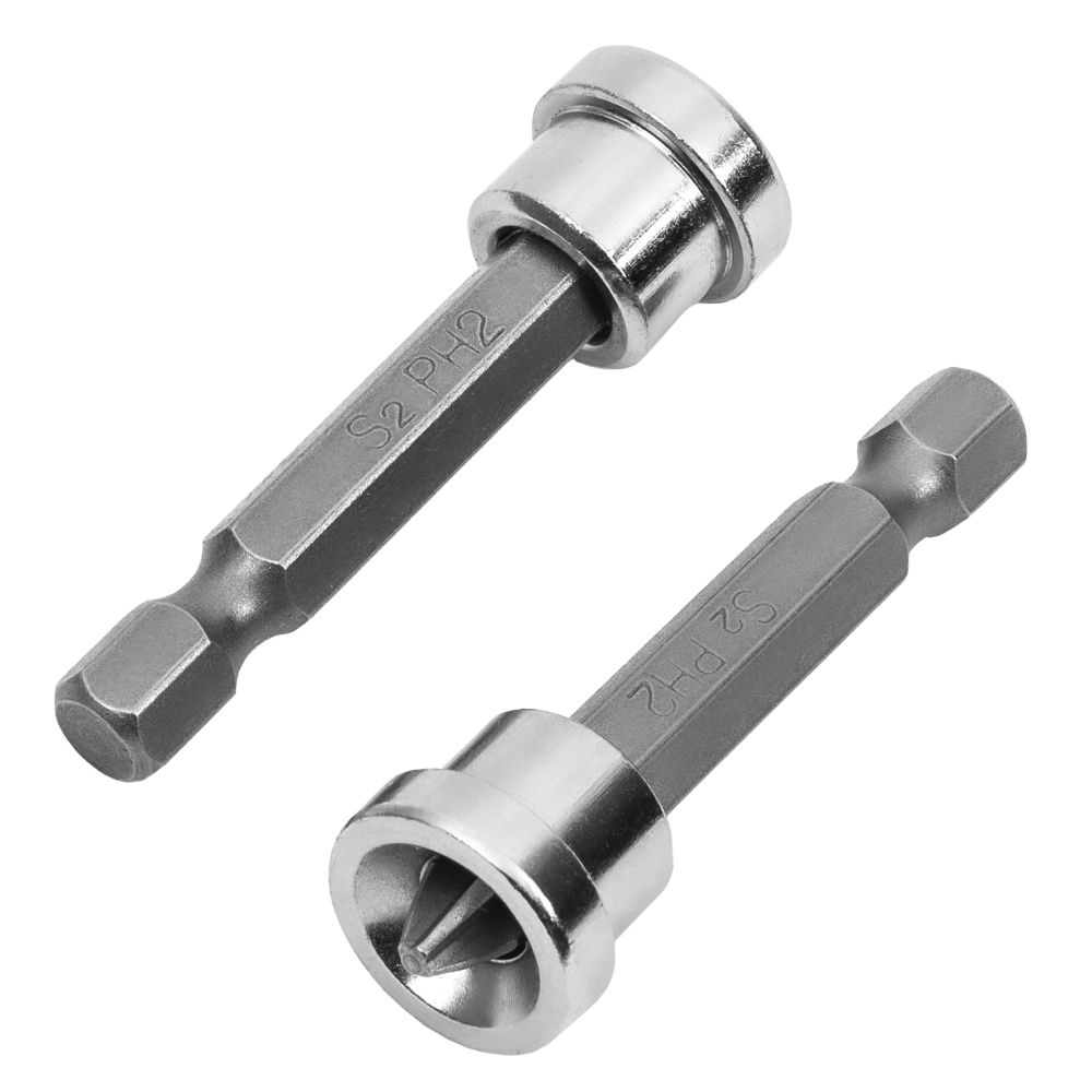 Бита ИНТЕРСКОЛ PH2, 50 мм, хвостовик 1/4", 2 шт. (0421.024)