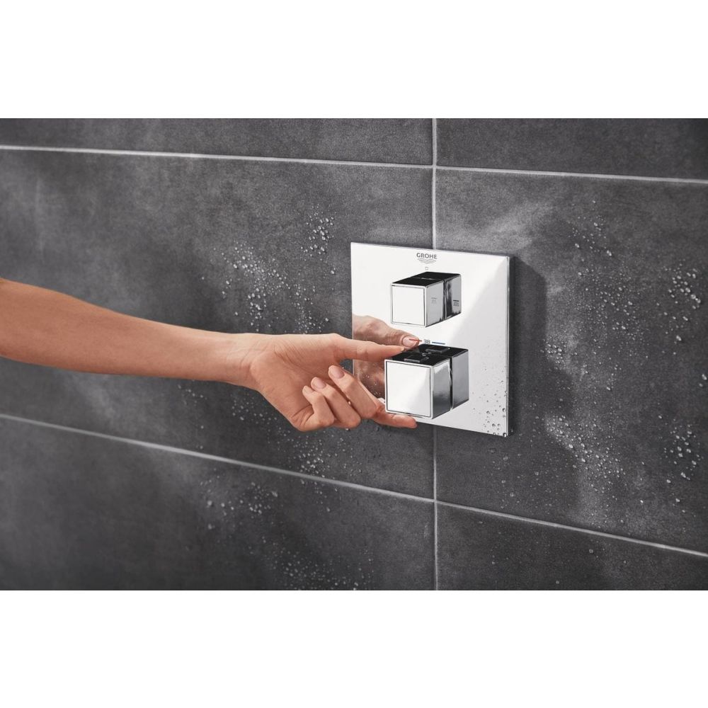 Душевая система GROHE Grontherm Cube с термостатом для душа, хром (34868000)