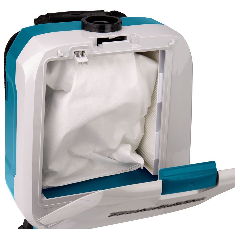 Аккумуляторный ранцевый пылесос Makita DVC660, 2x18 В, 6 л, с 2 АКБ 5 Ач, без ЗУ (DUST-KITM11)