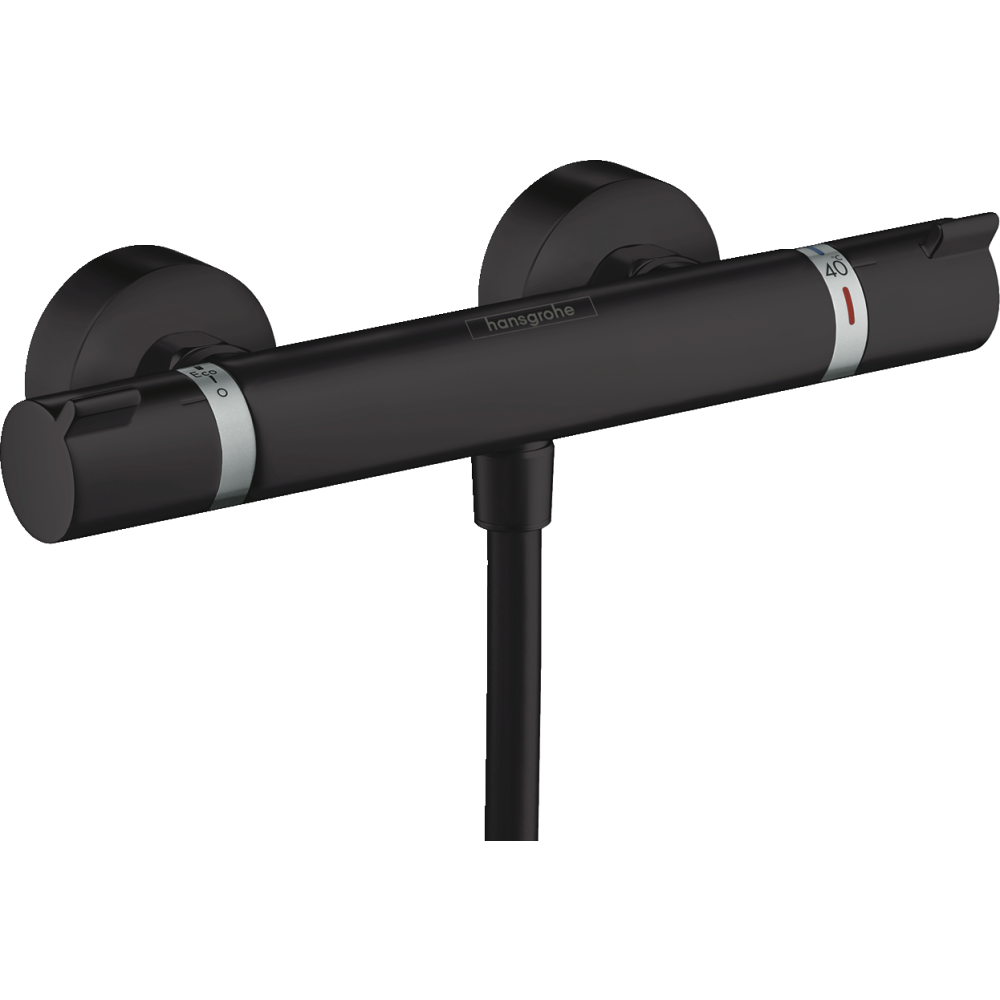 Термостат для душа hansgrohe Ecostat Comfort внешнего монтажа 13116670, матовый черный
