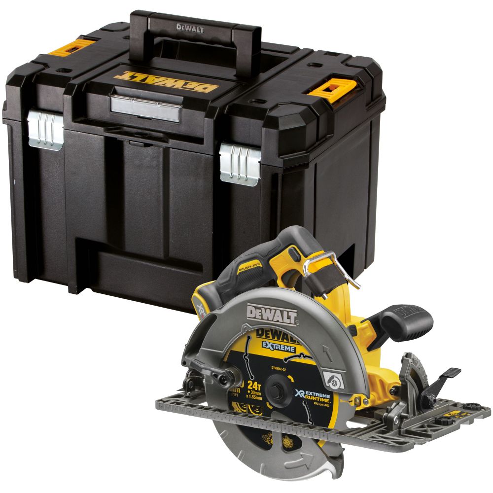 Аккумуляторная дисковая пила DEWALT DCS579NT, 54 В, 190 мм, 5800 об/мин, без АКБ и ЗУ, в кейсе TSTAK (DCS579NT-XJ)