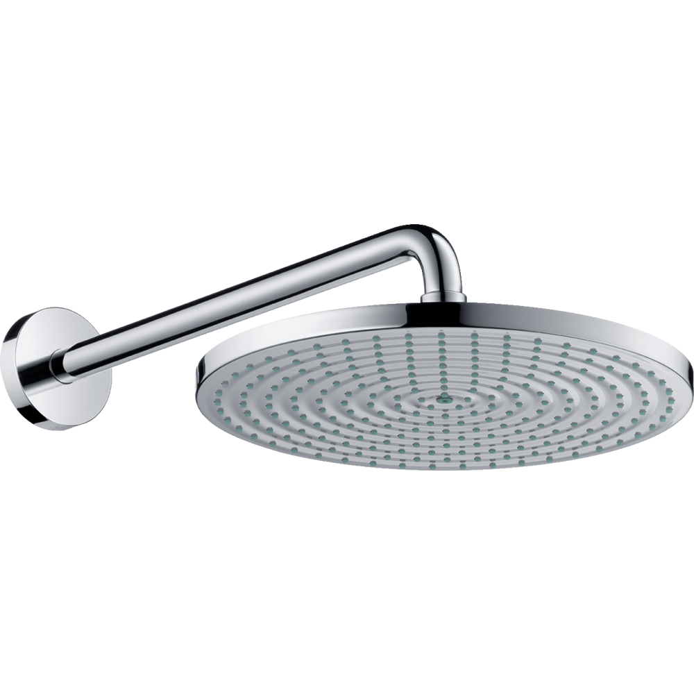 Верхний душ hansgrohe Raindance S 300 1jet EcoSmart с настенным кронштейном 26601000, хром