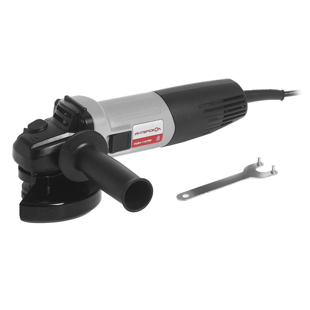 Угловая шлифмашина ИНТЕРСКОЛ УШМ-115/700, 700 Вт, 115 мм, 11000 об/мин (528.1.0.00)