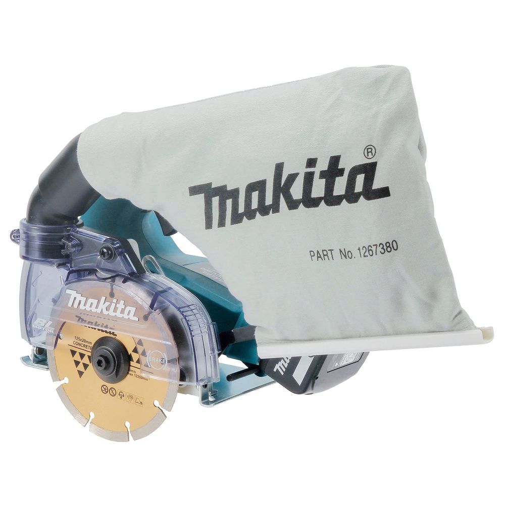 Аккумуляторная алмазная пила Makita DCC500Z, 18 В, 125 мм, 8800 об/мин, без АКБ и ЗУ