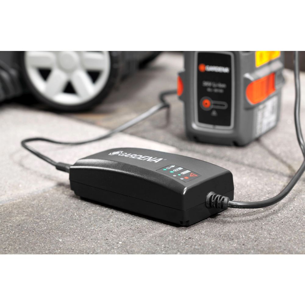 Зарядное устройство Gardena QC40, Li-Ion, 40 В, 2 А, 09845-20.000.00