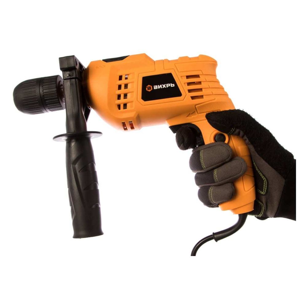 Дрель ударная Вихрь ДУ-550Б, 3000 об/мин, 550 Вт, 72/8/6