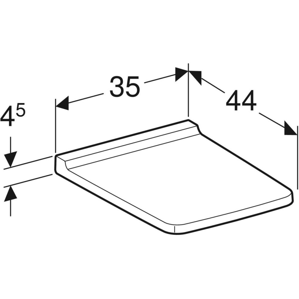 Сиденье для унитаза Geberit Xeno², 500.537.01.1