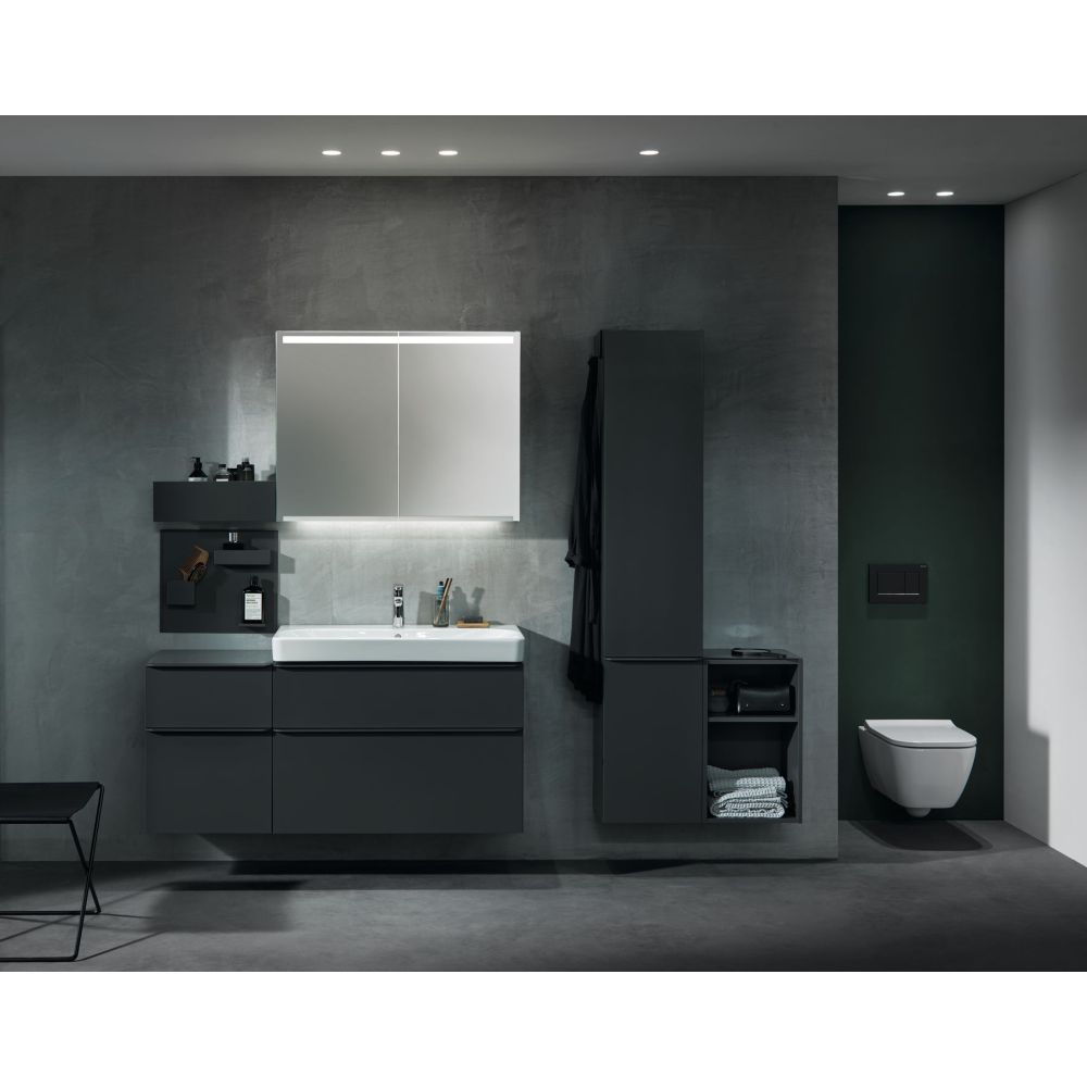 Клавиша смыва Geberit Sigma30, матовый черный, 115.883.14.1