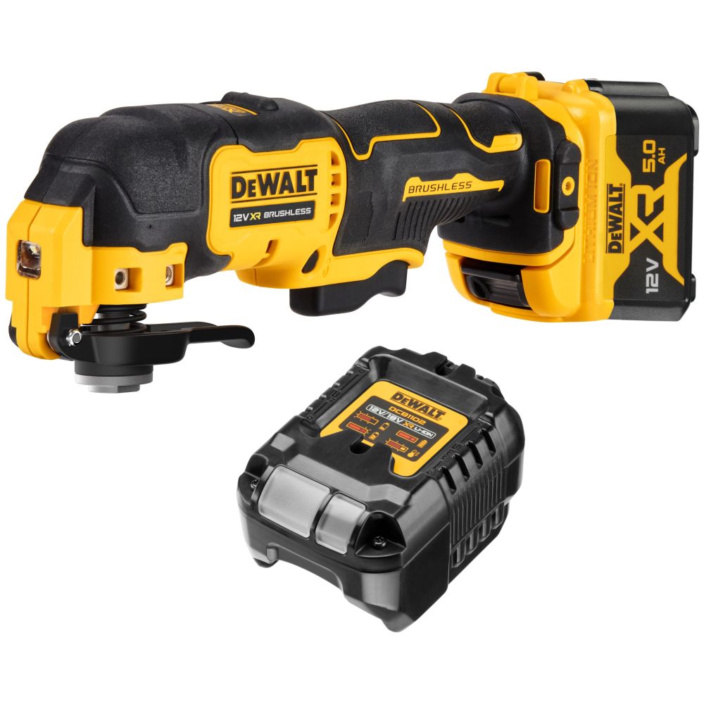 Аккумуляторный реноватор DEWALT DCS353L1, 12 В, 18000 кол/мин, с АКБ 5 Ач и ЗУ (DCS353L1N-XJ)